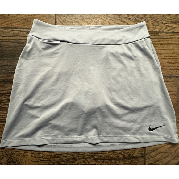 Nike Pants - Nike Dri Fit Womens Athletic Skirt Gray Built in‎ Shorts Pockets Golf Tennis S